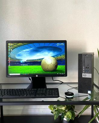POSTAZIONE COMPLETA PC DELL MONITOR TASTIERA MOUSE