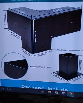 Kit Pergola Gazebo ecc.