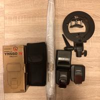 Flash YongNuo YN560+ trigger + accessori Neewer