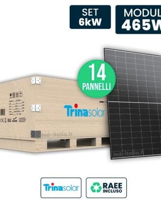 Trina Solar Set 6kW con 14 Pannelli da 465W