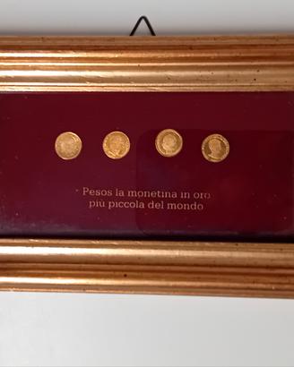 4 VECCHIE MONETE IN ORO PIÙ PICCOLE AL MONDO