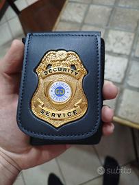 Porta tesserino e banconote con placca Security