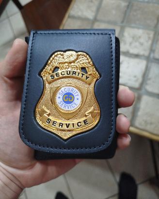 Porta tesserino e banconote con placca Security