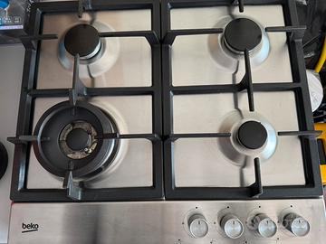 Fornello 4 fuochi Beko