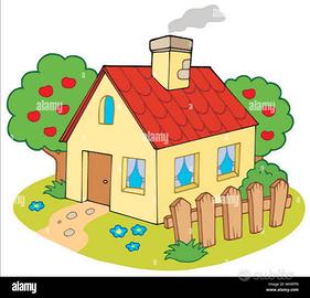 Casa con giardino