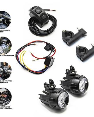 faretti profondità 40w nano led con pulsante bmw