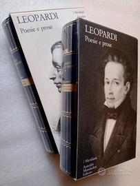 LEOPARDI, POESIE E PROSE- Meridiani Collezione