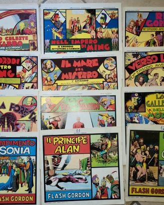 Serie di 12 Fumetti di “Flash Gordon”