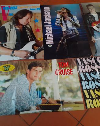 Poster Michael Jackson Baglioni Jovanotti vintage