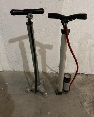 Lotto 2 Pompe da Bici Vintage / Officina e palloni