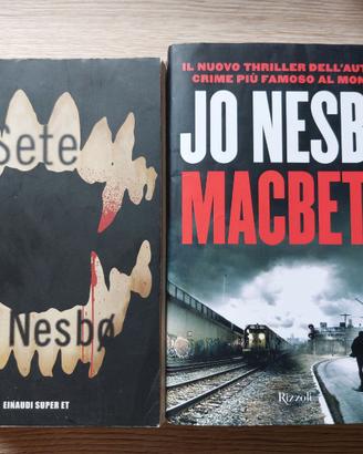 JO NESBO - LOTTO 2 LIBRI