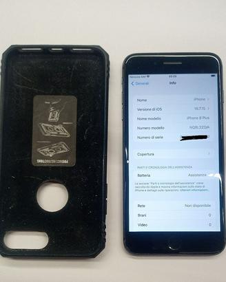 iPhone 8 plus grigio siderale, 64gb