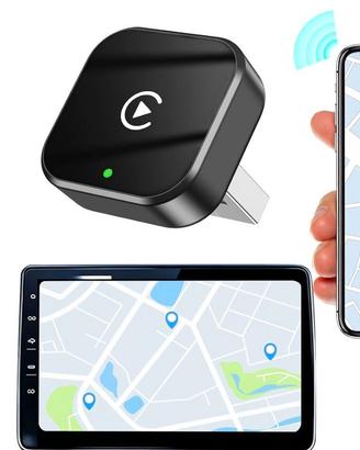 Adattatore wireless CarPlay 2 in 1 Plug and Play,