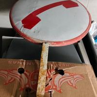 Insegna bifacciale SIP anni 80