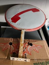 Insegna bifacciale SIP anni 80