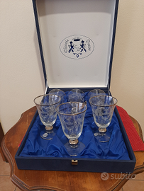Calice cristallo oro+platino