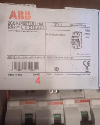 Differenziale magnetotermico ABB