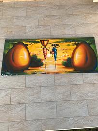 Quadro dipinto a mano Madagascar