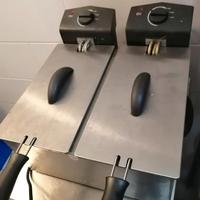 Friggitrice Doppia Capacità 2 x 3 litri