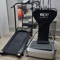 Pedana vibrante e tapis roulant magnetico