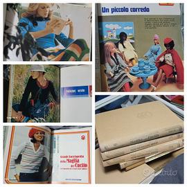 enciclopedia maglia cucito vintage set 7 volumi 