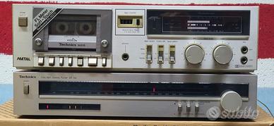 RADIO & REGISTRATORE A CASSETTA TECHNICS VINTAGE