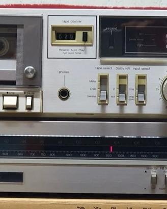 RADIO & REGISTRATORE A CASSETTA TECHNICS VINTAGE