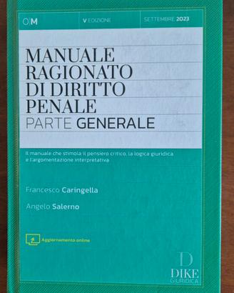 Manuale ragionato di diritto penale - Caringella