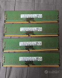 Ram DDR4 32 Gb (8x4) 2400 Mhz
