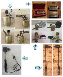 Bruciatore saldatore fiamma ossidrica pressometro