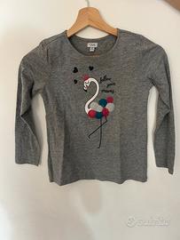 Maglia grigia bambina