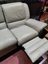 Divano 3 posti in pelle Chateau d'Ax