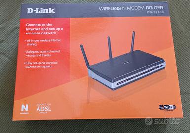 Router e modem D-Link DSL-2740R