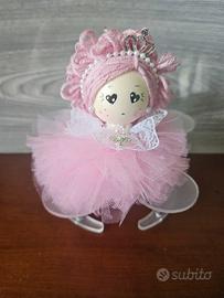 Bomboniera bambola battesimo matrimonio comunione 