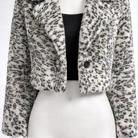 Pelliccia zebrata nuova