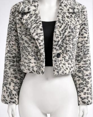 Pelliccia zebrata nuova