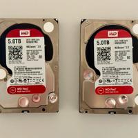 Coppia Hard Disk Western Digital WD Red da 5TB
