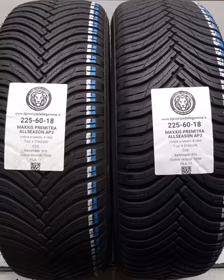 2 GOMME 225 60 18 MAXXIS A61665