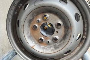 2 - CERCHI IN LAMIERA IVECO 6X16 5X118 ET68 CB CB 