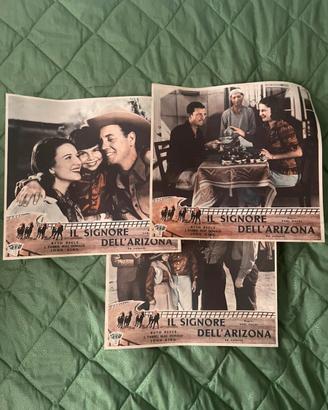 3 fotobuste originali film il signore dell’arizona