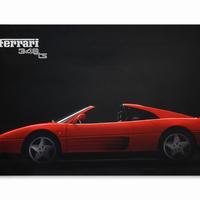 Poster originale Ferrari 348 ts – 1990 – 98x68 cm 