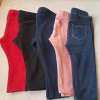 5 pantaloni leggins HeM x bimbi di 12 mesi