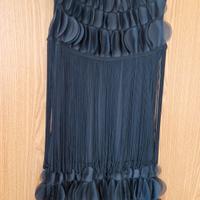 Vestito stile Charleston nero donna/ragazza