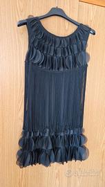 Vestito stile Charleston nero donna/ragazza