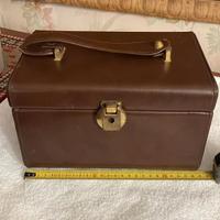 Beauty case vintage anni ’60 – vera pelle
