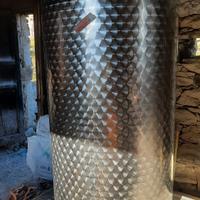 botte tino inox 500L litri