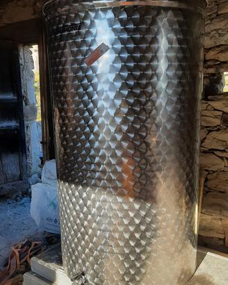 botte tino inox 500L litri