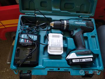trapano a batteria+ carica batterie e compressore 