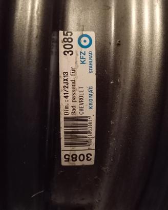 2 cerchi in ferro 13 