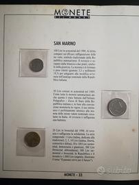monete repubblica di San Marino 